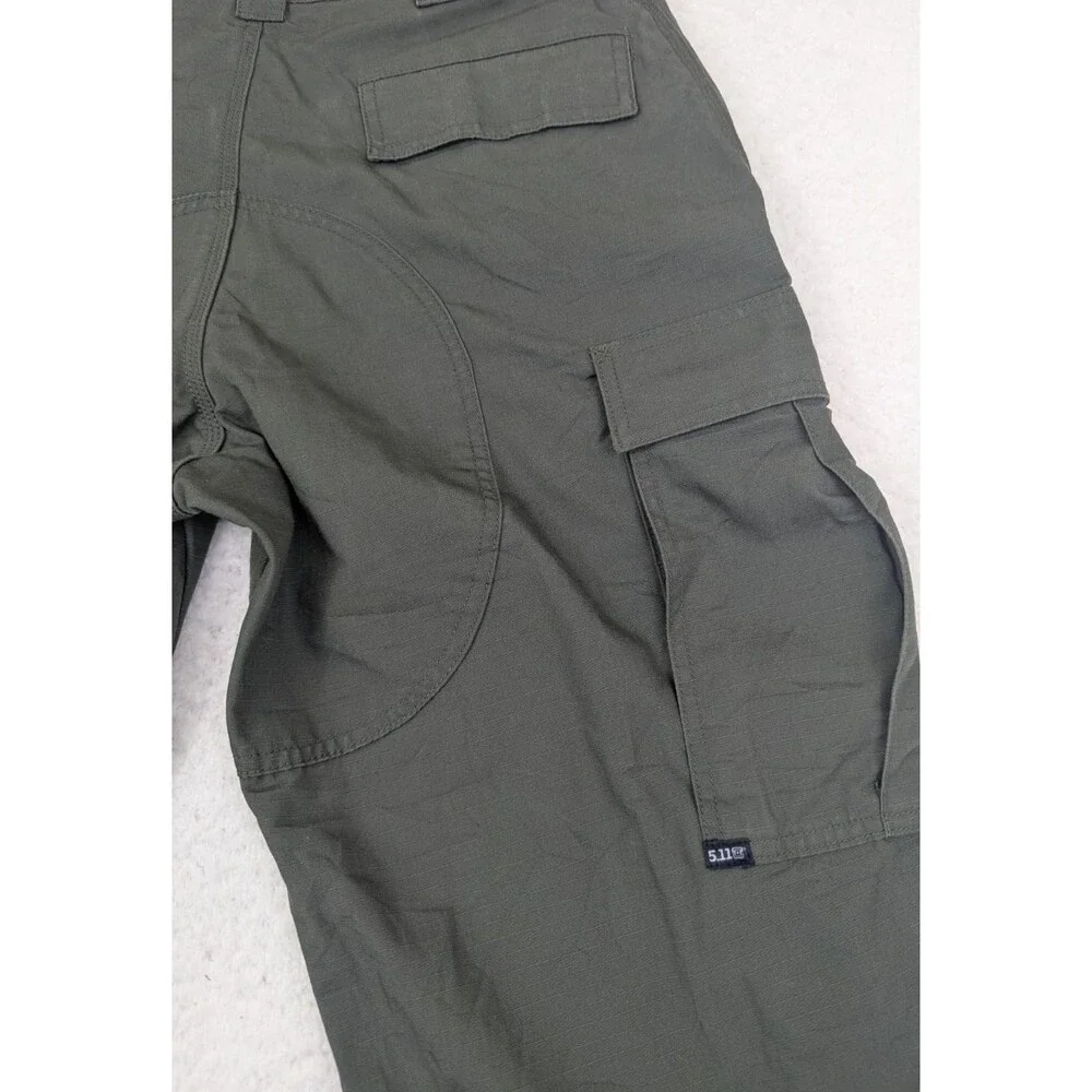 5.11 Taclite Pro Tactical Pants Men Size 30x29 Actual Olive Green Ripstop Cargo